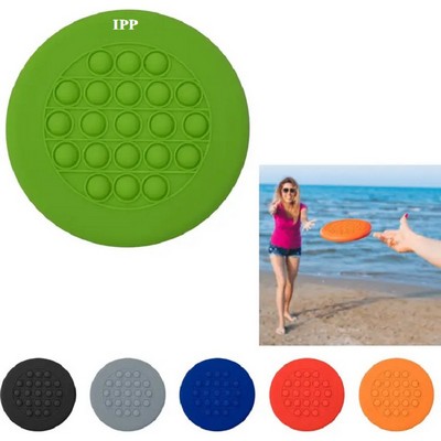 Push Pop Stress Reliever Flying Discs