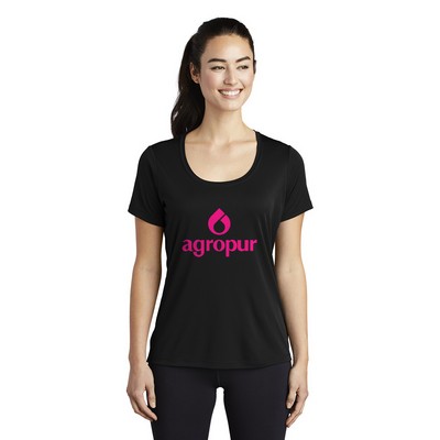 Sport-Tek ® Ladies Posi-UV ® Pro Scoop Neck Tee