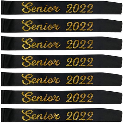 2022 Black Graduation Sash