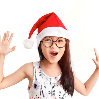 Santa Hat Adult Non-woven Fabric Christmas Cap