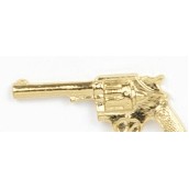 6 Shooter Gun Stock Casting Lapel Pin