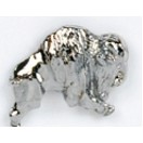 Silver Buffalo Stock Casting Lapel Pin