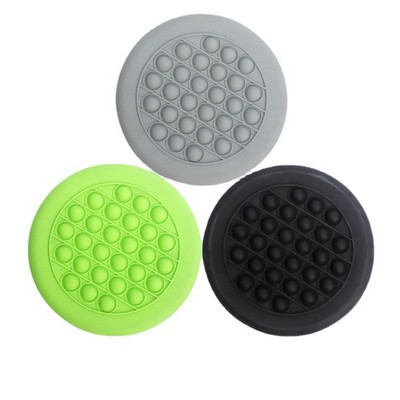 Push Pop Stress Reliever Flying Disc