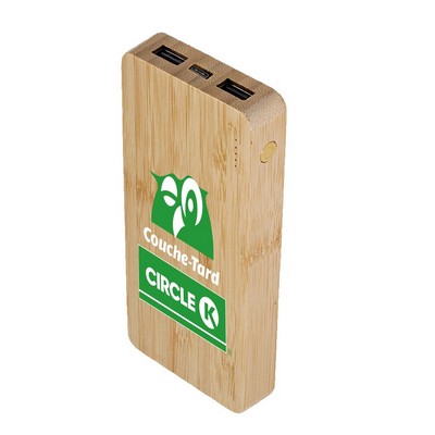 Olmeca Eco-Friendly Bamboo 5000mAh Power Bank-5000 mAh