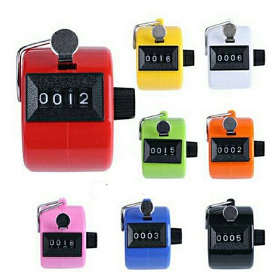 Mechanical 4-Digit Hand Tally Counter