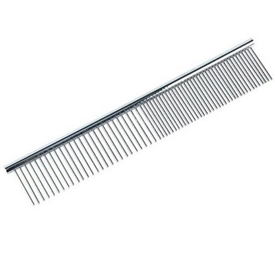 Silver Steel Pet Comb