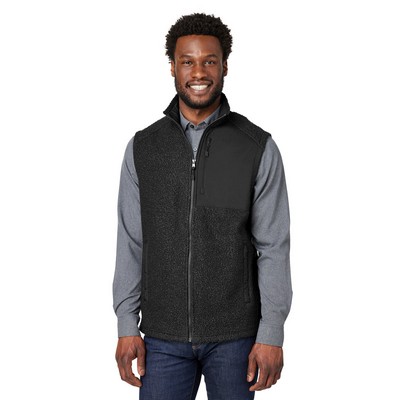 NORTH END Men's Aura Sweater Fleece Vest