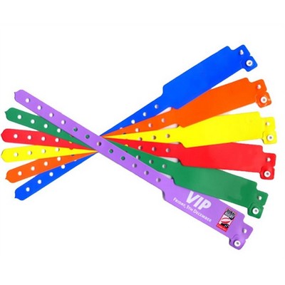 Custom L-Shaped Vinyl PVC Wristbands plastic bracelet