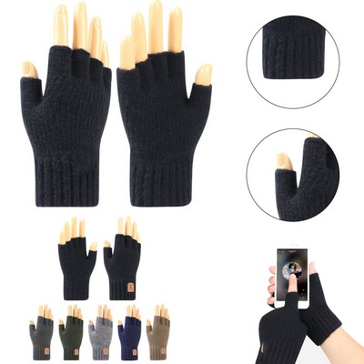 Winter Thermal Touchscreen Knit Gloves