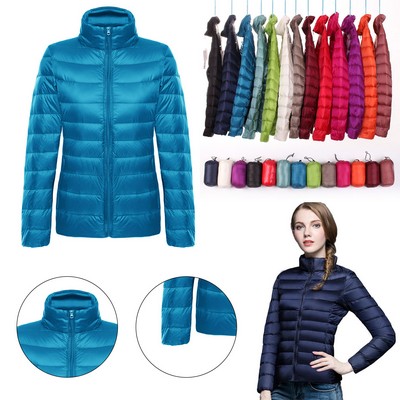 Woman Lightweight Packable Down Puffer Jacket