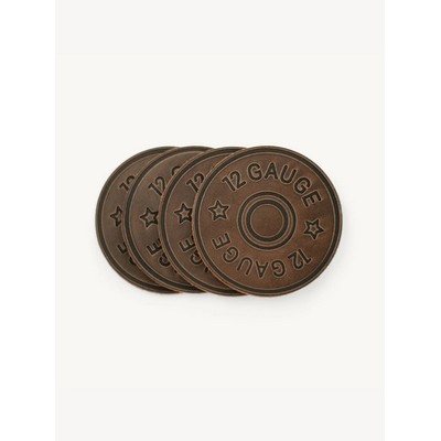 Leather Coasters - Set of 4