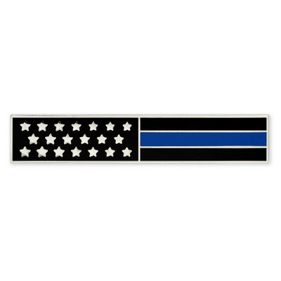 Thin Blue Line Citation Bar Pin