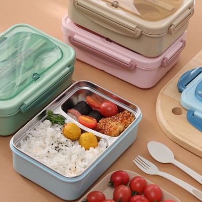 Stainless Steel Wheat Straw Bento Box