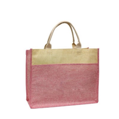 Reusable Eco Friendly Burlap Grocery Shopping Jute Bag