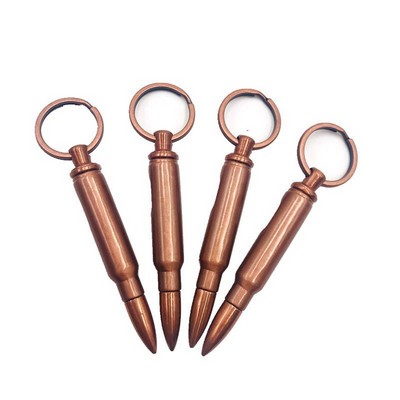 Brass Bullet Shape Key Chain