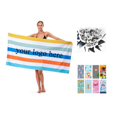 Super Absorbent Sand Free Thick Micro-fiber Beach Towel