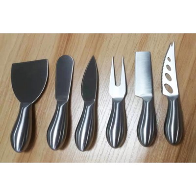 4 Piece Stainless Steel Cheese Knife Set