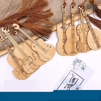 Customized Musical Instrument Shaped Bookmark