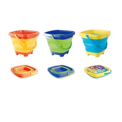 Sqare Collapsible Plastic Bucket, Foldable Square Tub, Portable Fishing Water Pail