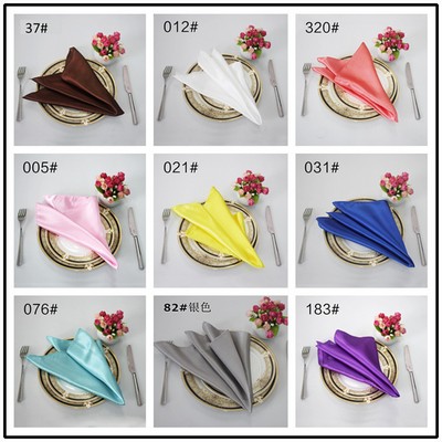 Cloth Napkins 19.7 x 19.7 inch Washable Polyester Soft Table Napkins for Wedding Party