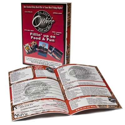 Digital Printing Menus (Half Fold)