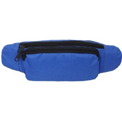 600D Dye sublimation Waist Bags W/2 Zippers 12"W X 5"H