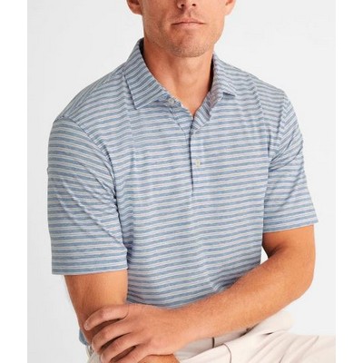 Johnnie-O® Men's Per-Formance "Carlos" Heather Jersey Stripe Polo