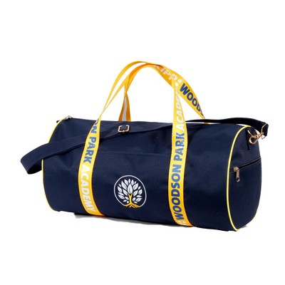 Club Duffel Bag with Decorated Straps