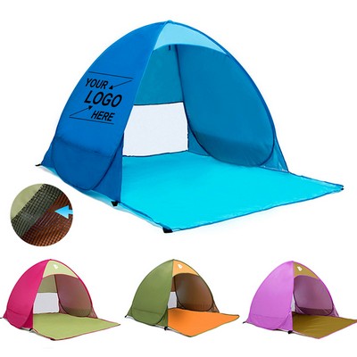 Instant Pop Up Beach Tent | Automatic Double Beach Shelter