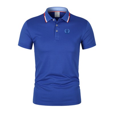 Cotton Unisex Short-Sleeved Polo Shirt