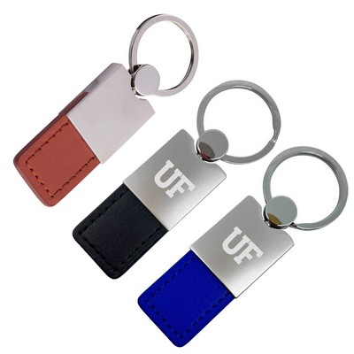 Vegan Leather Car Key Chain