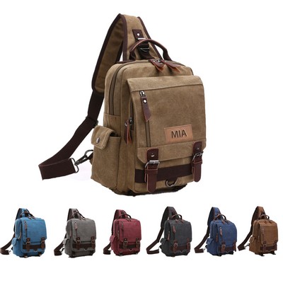 Canvas Shoulder Backpack