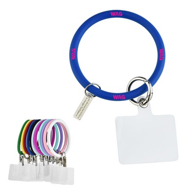 Silicone Bracelet Keyring