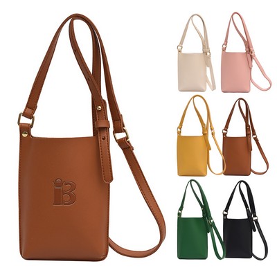 Soft PU Leather Casual Phone Bag