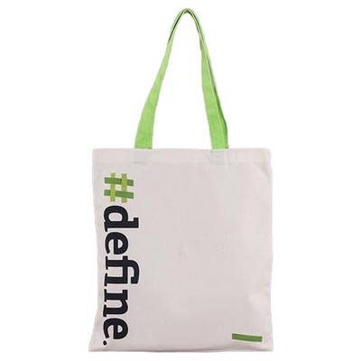 Plain Canvas Flat Tote Bag