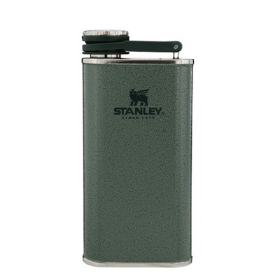 Stanley Drinkware Easy Fill Wide Mouth Flask, 8 Oz, Hammertone Green