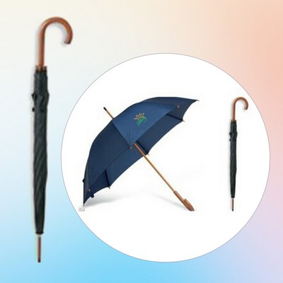 Large Wooden Handle Golf Umbrella