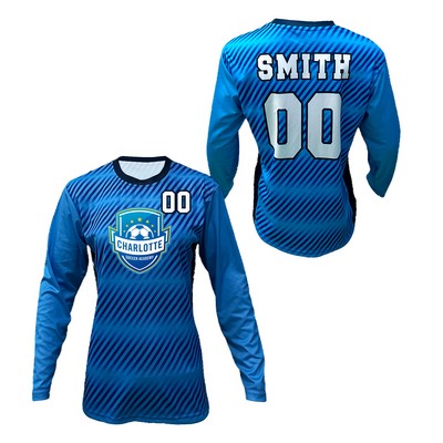 Women's Soccer Crew LS Pinhole Mesh Jersey