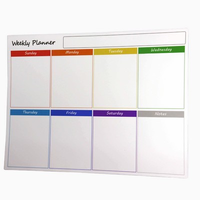 Magnetic Dry Erase Writing Board--Weekly Planner