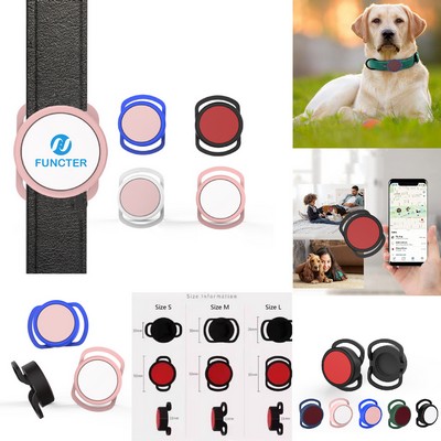 Silicone Pet Collar Case Dog Collar Holder Anti-Lost Protector Holder