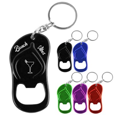 Sandal Bottle Opener Keychain