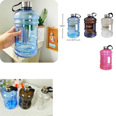 74 Oz./2.2L Half Gallon Large Capacity BPA Free Plastic Sports Water Bottle (Low MOQ)