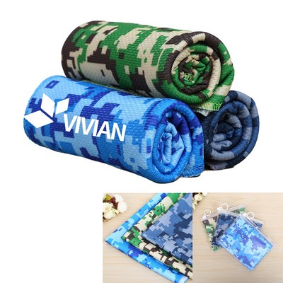 Camouflage Cooling Towel