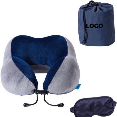 Travel Pillow & Sleep Mask Set