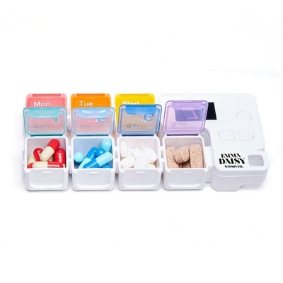 7 Day Pill Organizer W/ Reminder Alarm