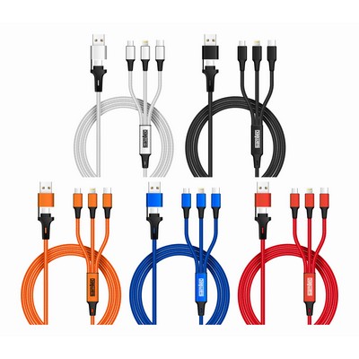 5-In-1 Metallic Charging Cable