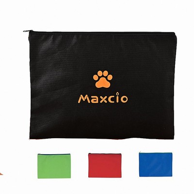 Non-Woven A4 File Zipper Bag