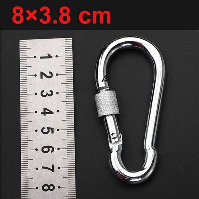 #8 Gourd Shape Locking Carabiner