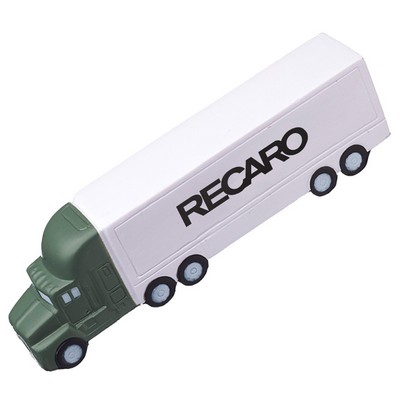 Semi Truck Shaped Stress Reliever w/ Custom Logo