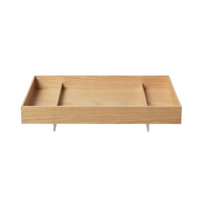 blomus Abento Large Beige Hardwood Tray